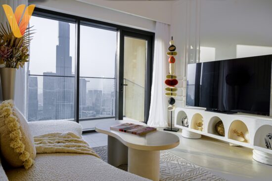360° Burj Khalifa View 3BR+Study | Burj Royale