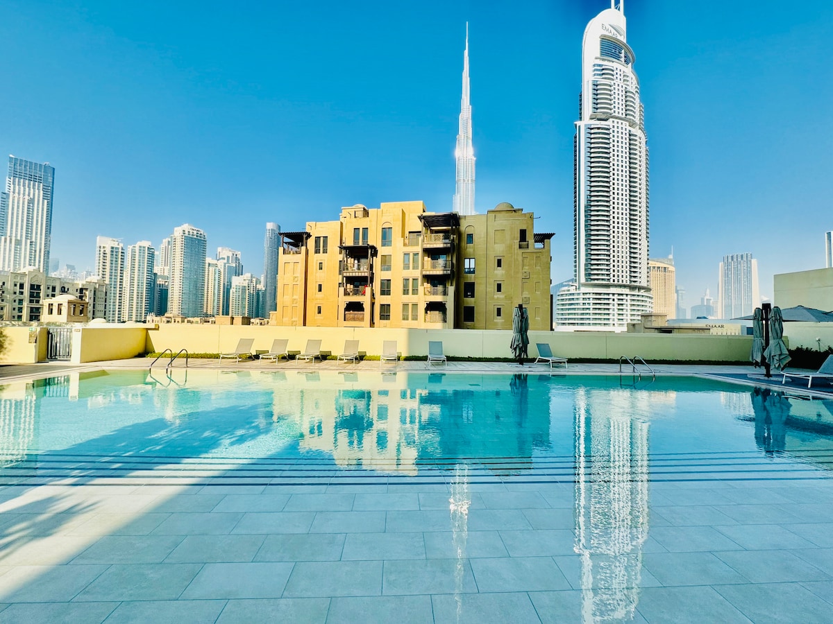 360° Burj Khalifa View 3BR+Study | Burj Royale