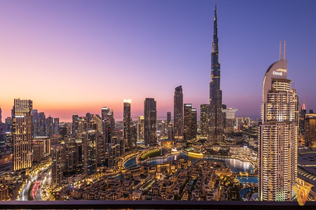 360° Burj Khalifa View 3BR+Study | Burj Royale